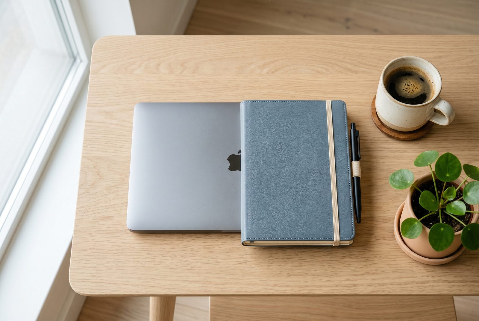 An organized desk